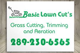 Basic Lawn Cut's Yard Sign